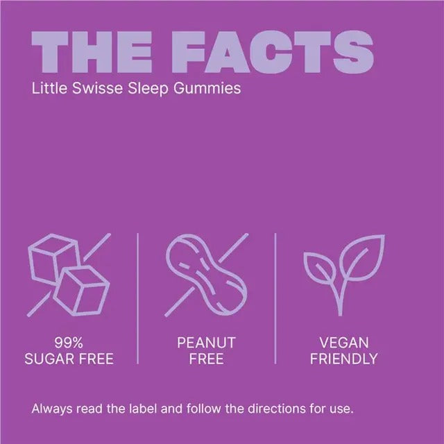Little Swisse Sleep Gummies for kids with chamomile to support restful sleep.