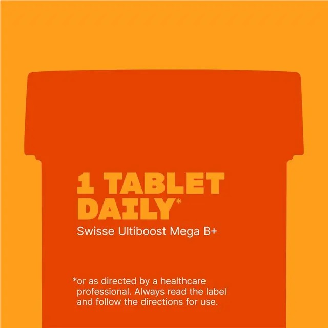Swisse Mega B+ tablets – energy support and fatigue relief