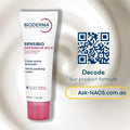 Bioderma Sensibio Defensive Rich Moisturiser for dry, sensitive skin – soothes & hydrates.