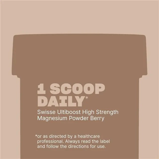 Swisse High Strength Magnesium Powder Berry 180g – supports muscle health and energy.