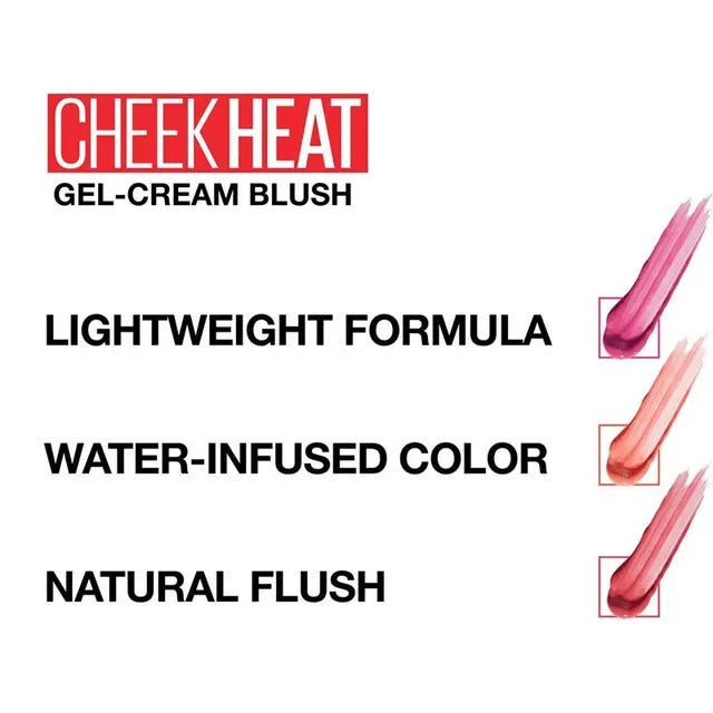 Maybelline Cheek Heat Blush Pink Scorch gel cream