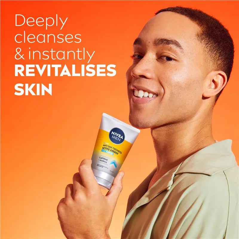 NIVEA MEN Active Energy Face Wash Gel 100ml, product image 3