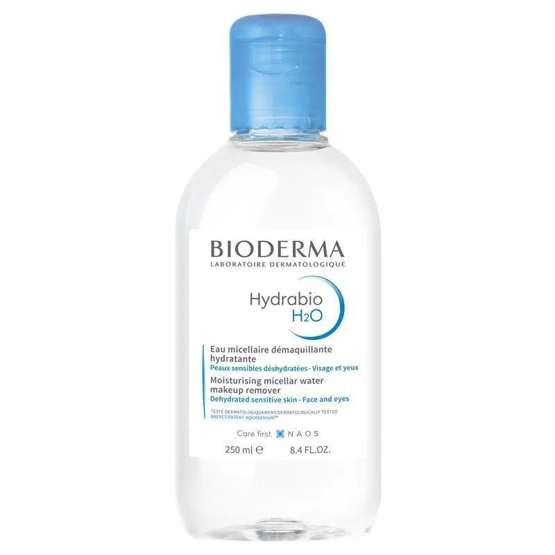 Bioderma Hydrabio H2O Hydrating Micellar Water Cleanser for Dehydrated Skin 250ml