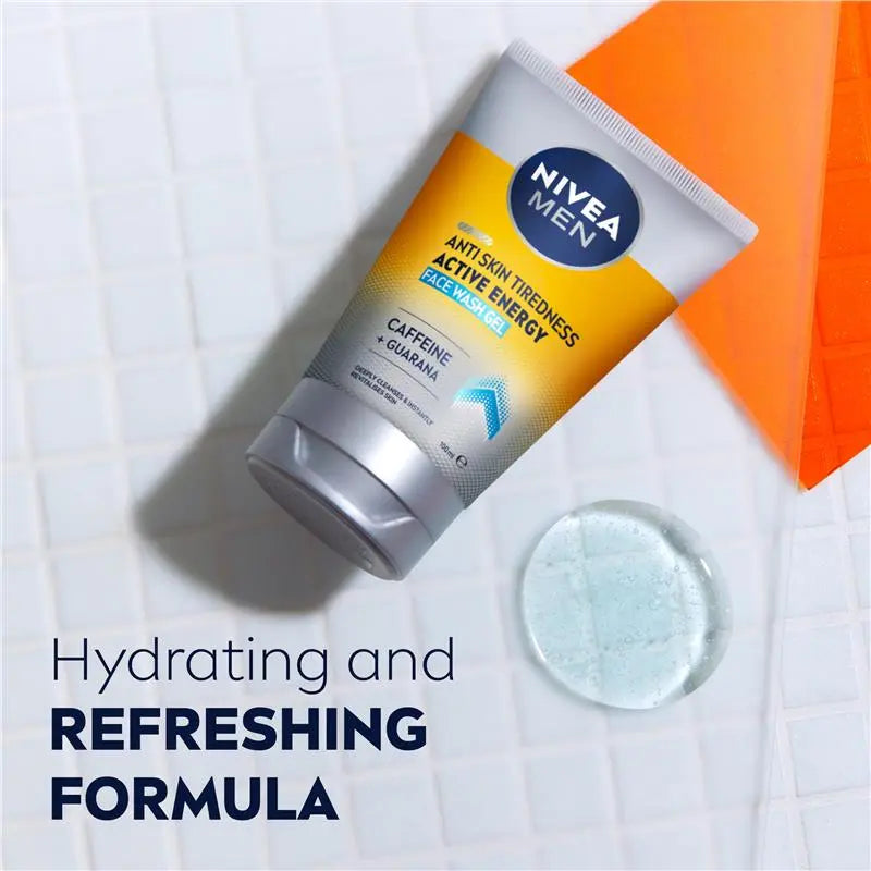 NIVEA MEN Active Energy Face Wash Gel 100ml, product image 6