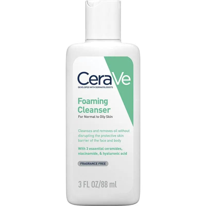 CeraVe Foaming Cleanser 88ml for oily skin care
