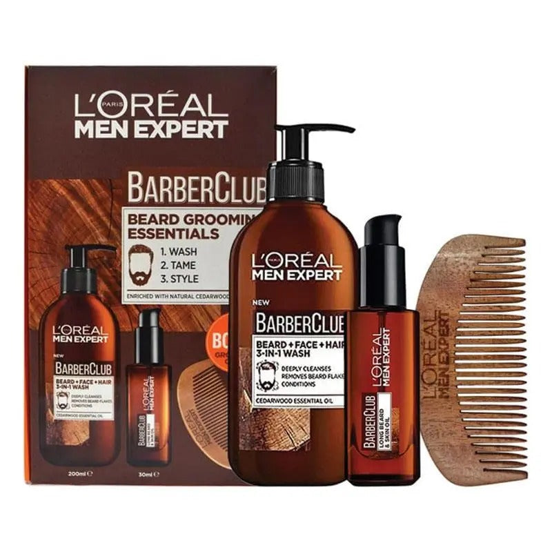 L'Oreal Men Expert Barber Club Gift Set for beard care and grooming