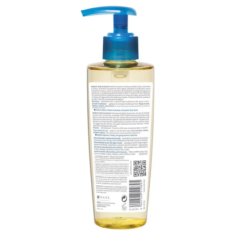 Bioderma Atoderm Ultra-Nourishing Shower Oil Cleanser 200ml