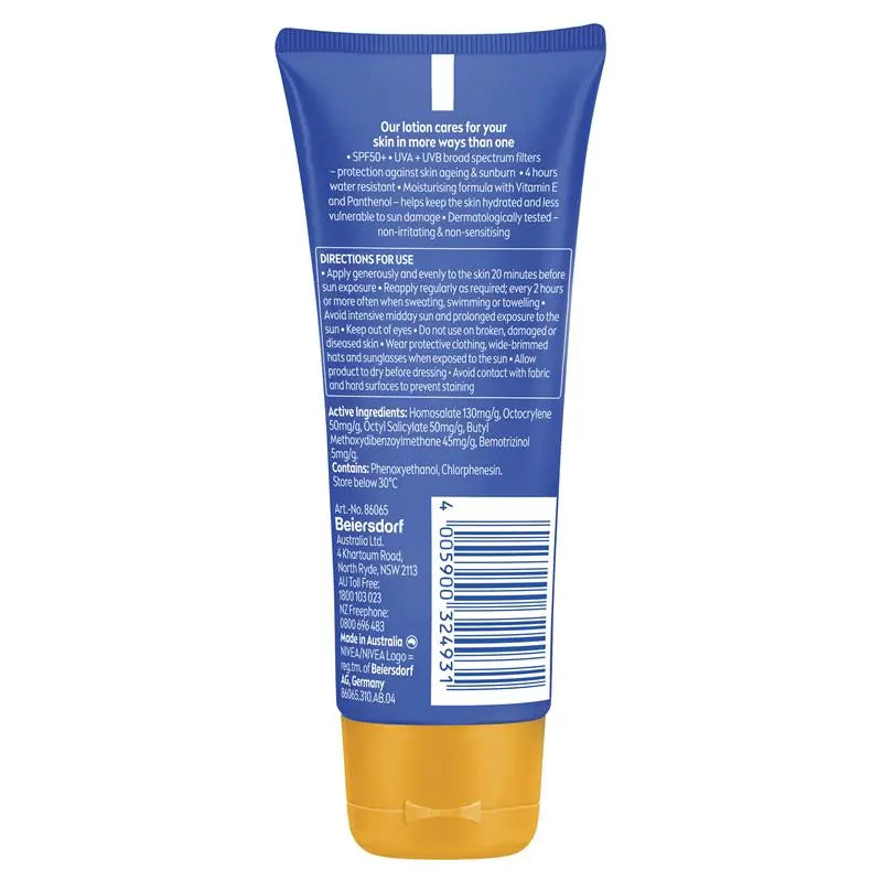 NIVEA Sun Protect & Moisture SPF50+ Sunscreen Lotion 100ml, product image 2