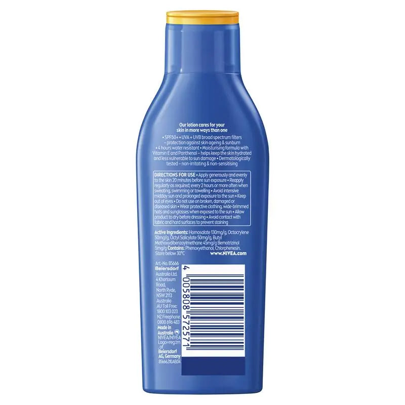 NIVEA Sun Protect & Moisture SPF50+ Sunscreen Lotion 200ml, product image 2
