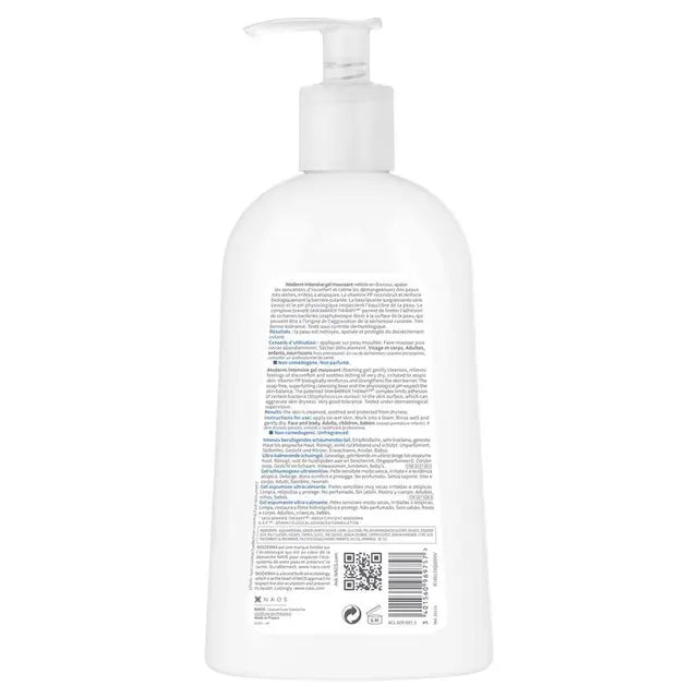 Bioderma Atoderm Intensive Gel Moussant Hydrating Foaming Cleanser 500ml