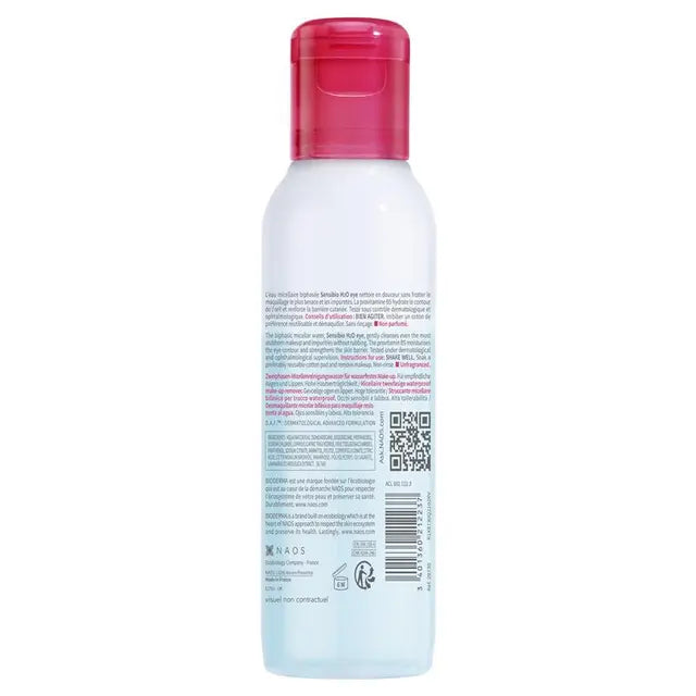 Bioderma Sensibio H2O Eye Biphasic Micellar Makeup Remover for Sensitive Skin 125ml, product image 2
