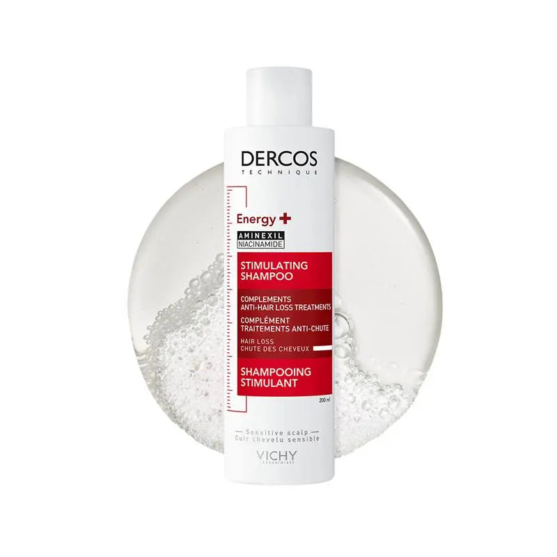 Dercos Energising Stimulator Shampoo 200ml for healthy, strengthened, and revitalized hair