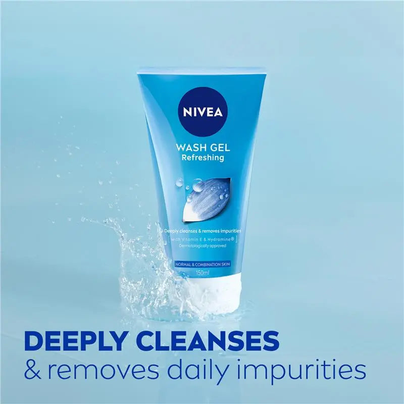 NIVEA Daily Essentials Refreshing Face Wash Cleanser 150ml, product image 3