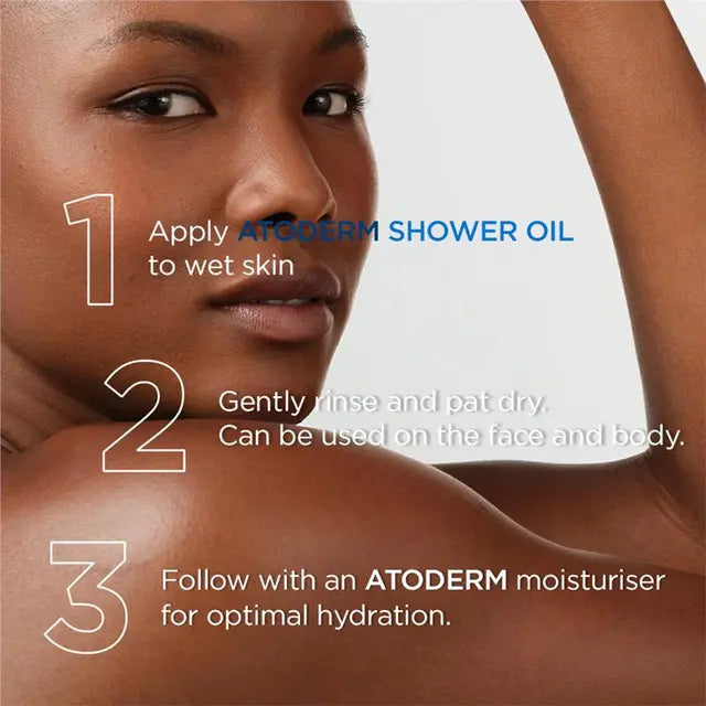 fuchia Bioderma Atoderm Ultra-Nourishing Shower Oil Cleanser 1L, product image 3