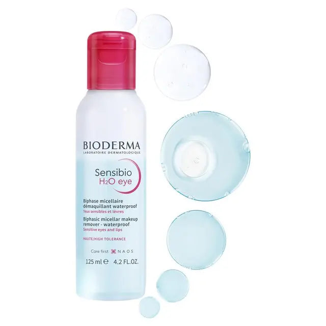 Bioderma Sensibio H2O Eye Biphasic Micellar Makeup Remover for Sensitive Skin 125ml, product image 3