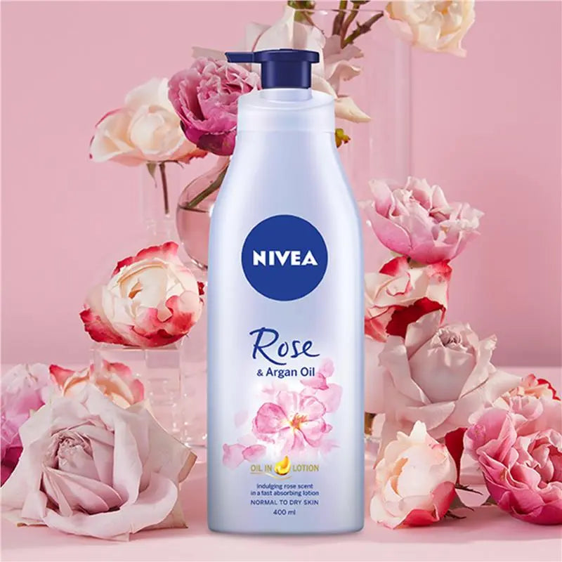 NIVEA Oil in Lotion Rose & Argan Oil Body Lotion 400ml, product image 3