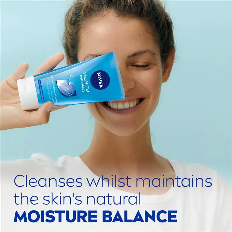 NIVEA Daily Essentials Refreshing Face Wash Cleanser 150ml, product image 4
