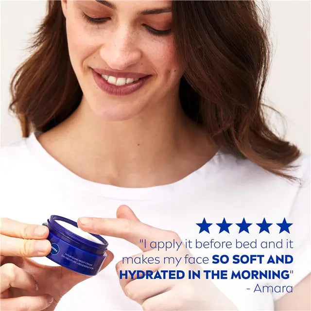 NIVEA Daily Essentials Nourishing Face Moisturiser Night 50ml, product image 4