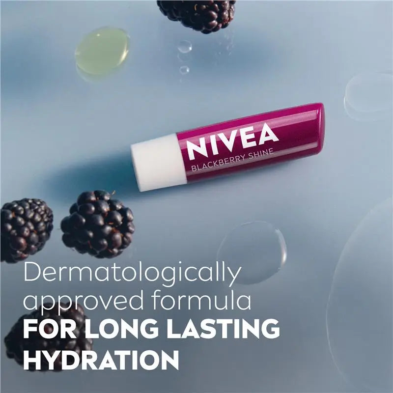 NIVEA Lip Blackberry Shine Lip Balm 4.8g, product image 4