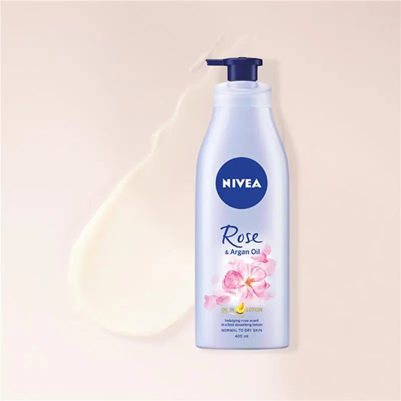 NIVEA Oil in Lotion Rose & Argan Oil Body Lotion 400ml, product image 4