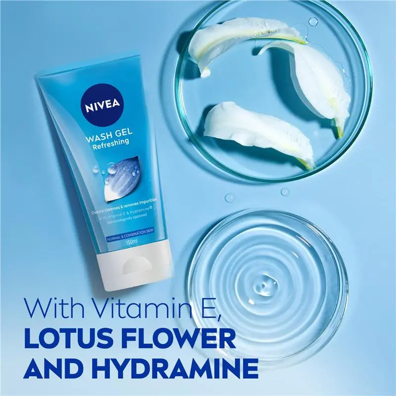 NIVEA Daily Essentials Refreshing Face Wash Cleanser 150ml, product image 5
