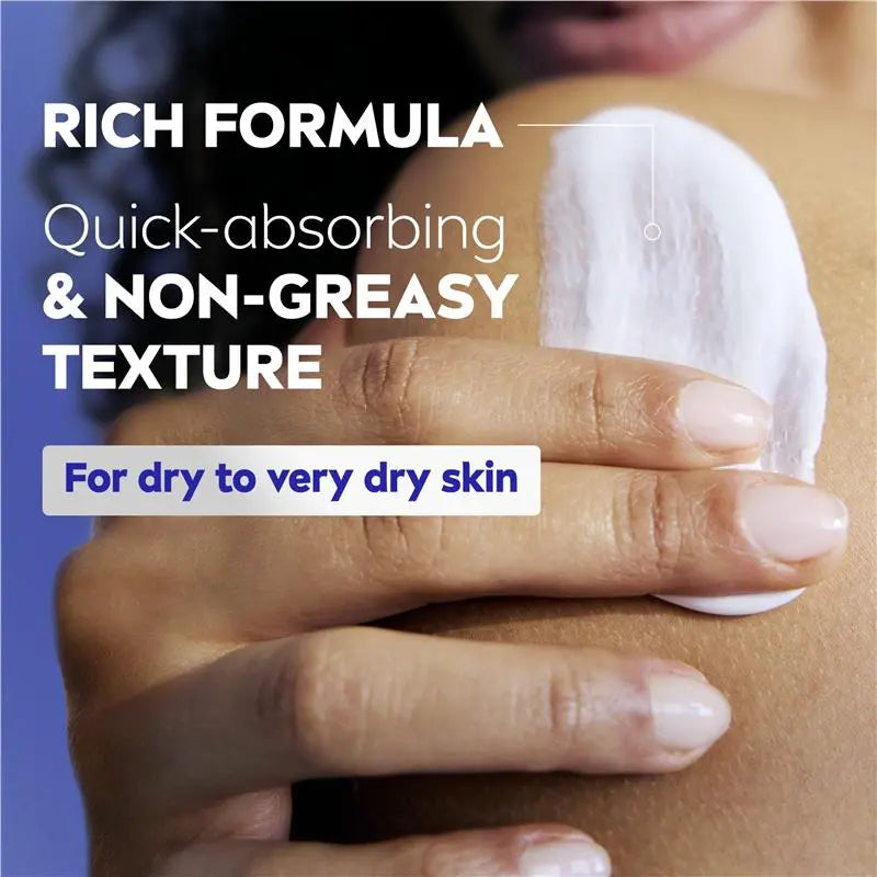 NIVEA Rich Nourishing Body Lotion Moisturiser 72H Hydration 250ml, product image 5