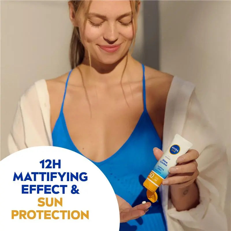 NIVEA Sun UV Face Sunscreen Shine Control SPF50 50ml, product image 5