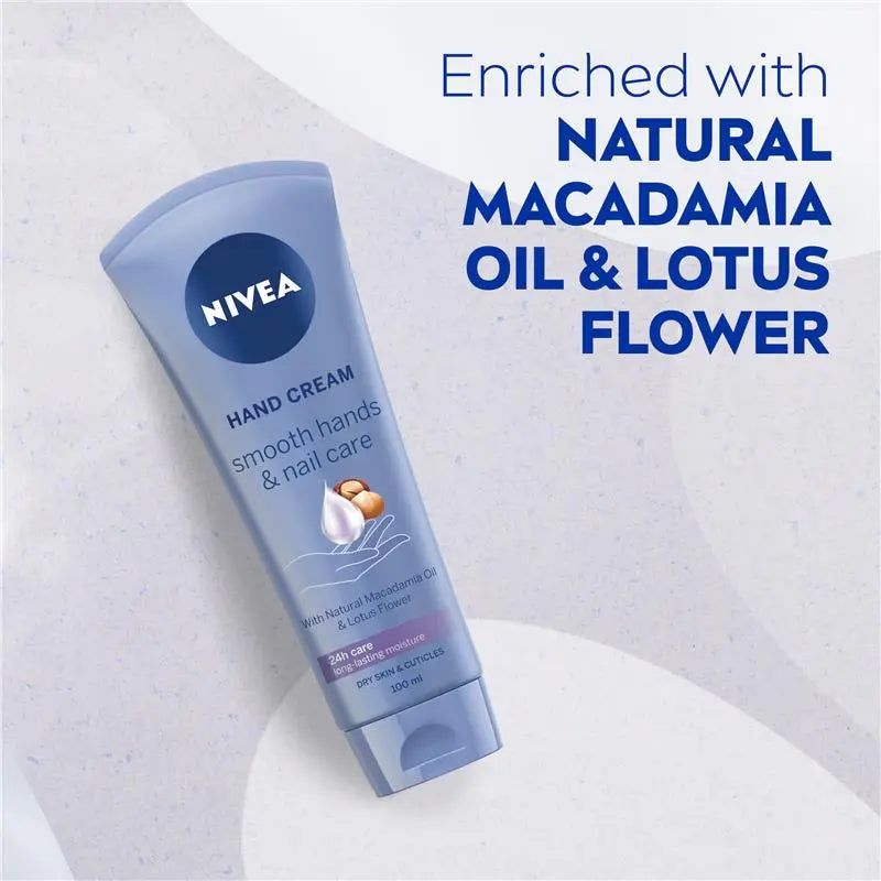 NIVEA Smooth Hand Cream & Nail Care 100ml, product image 6