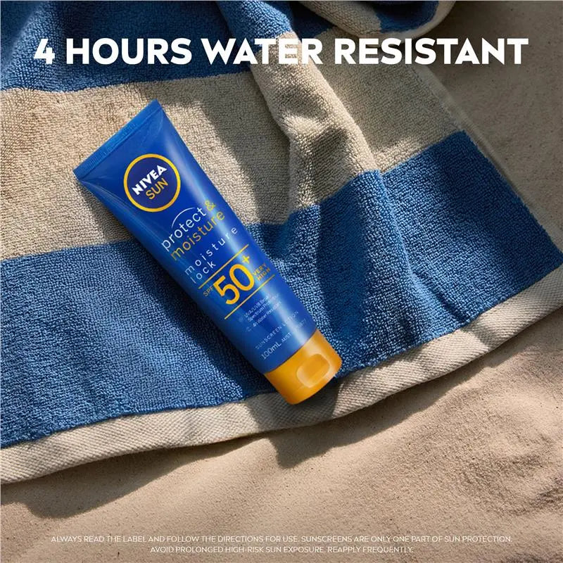 NIVEA Sun Protect & Moisture SPF50+ Sunscreen Lotion 100ml, product image 6