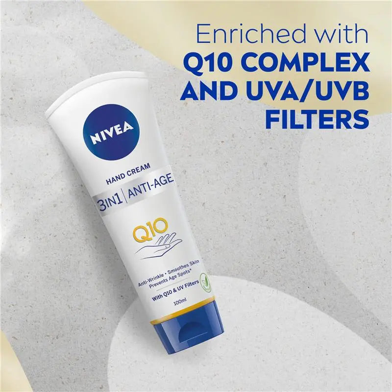 NIVEA Q10 3-in-1 Anti-age Hand Cream with UV Filters 100ml, product image 6