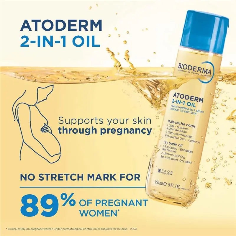 Bioderma Atoderm 2 in 1 Dry Body Oil 150ml, product image 6