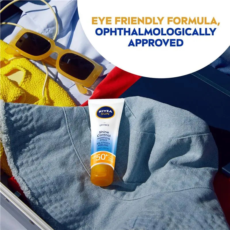 NIVEA Sun UV Face Sunscreen Shine Control SPF50 50ml, product image 7