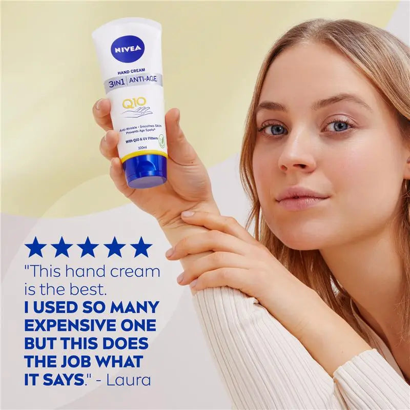 NIVEA Q10 3-in-1 Anti-age Hand Cream with UV Filters 100ml, product image 7