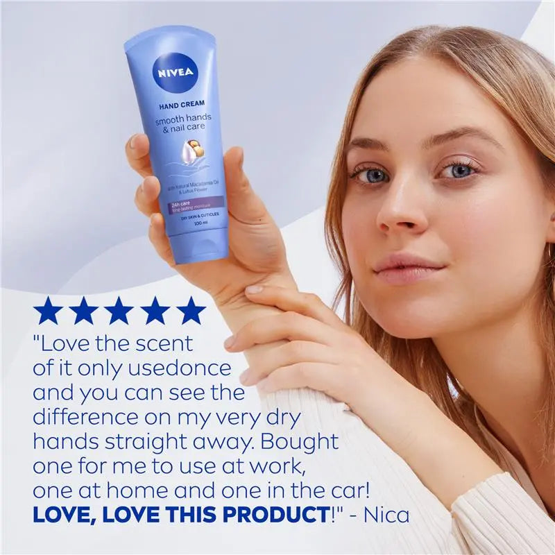 NIVEA Smooth Hand Cream & Nail Care 100ml, product image 7