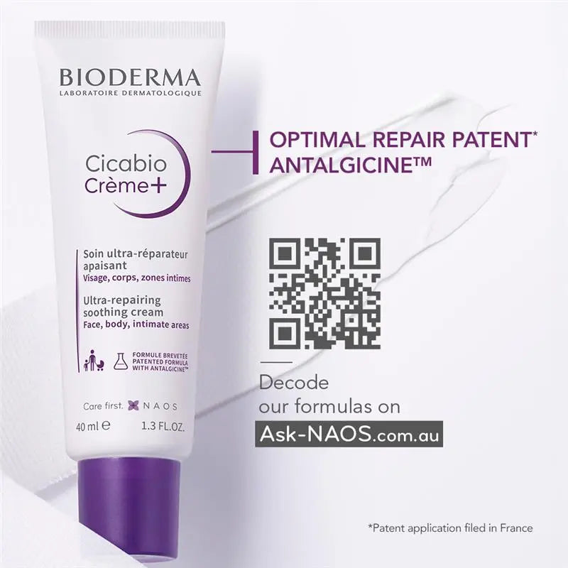 Bioderma Cicabio Crème+ Soothing and Hydrating Restorative Cream 40ml, product image 7