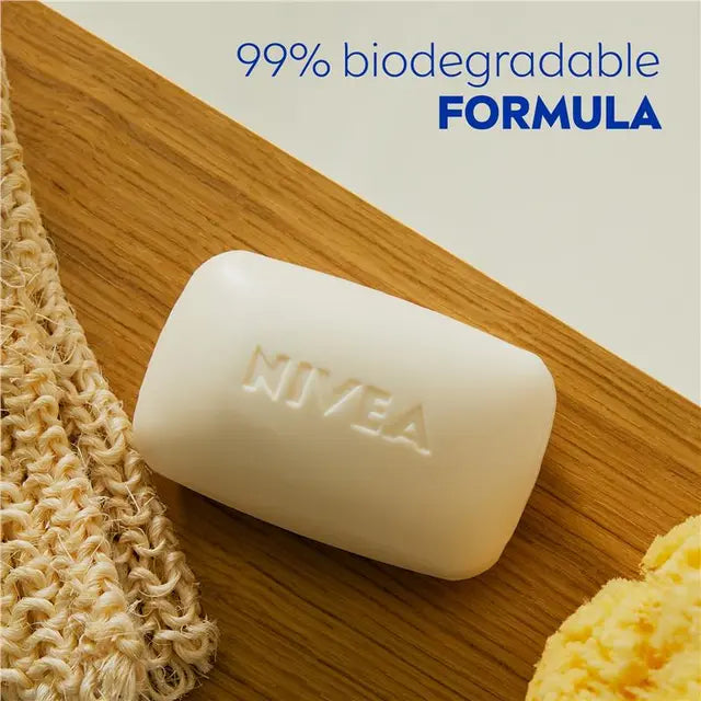 NIVEA Crème Soft Soap Bar Moisturising 100g Twin Pack, product image 7