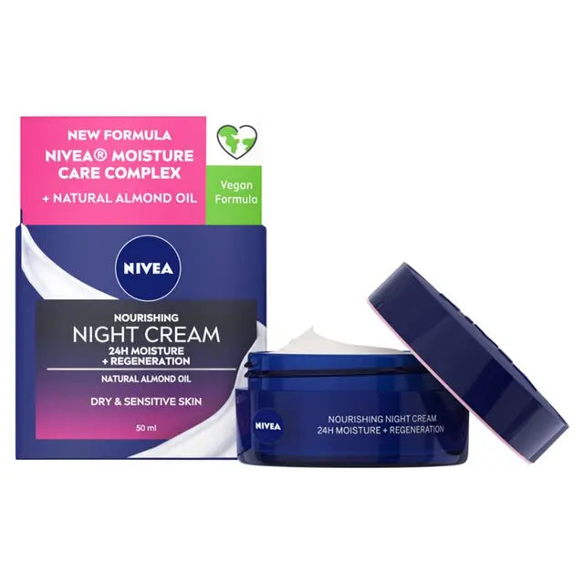 NIVEA Daily Essentials Nourishing Face Moisturiser Night 50ml, product image 8