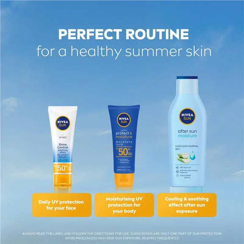 NIVEA Sun Protect & Moisture SPF50+ Sunscreen Lotion 100ml, product image 8