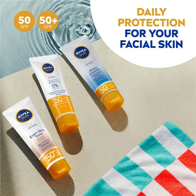 NIVEA Sun UV Face Sunscreen Shine Control SPF50 50ml, product image 8