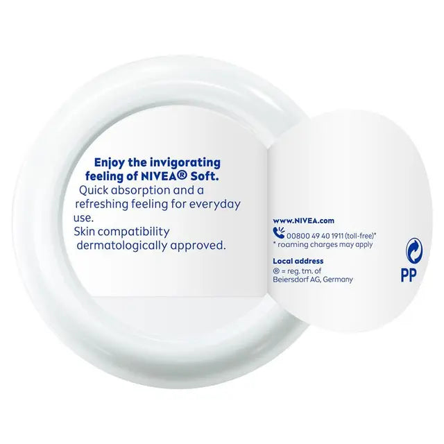 NIVEA Soft Moisturiser Cream Face Body Hands 200ml, product image 9