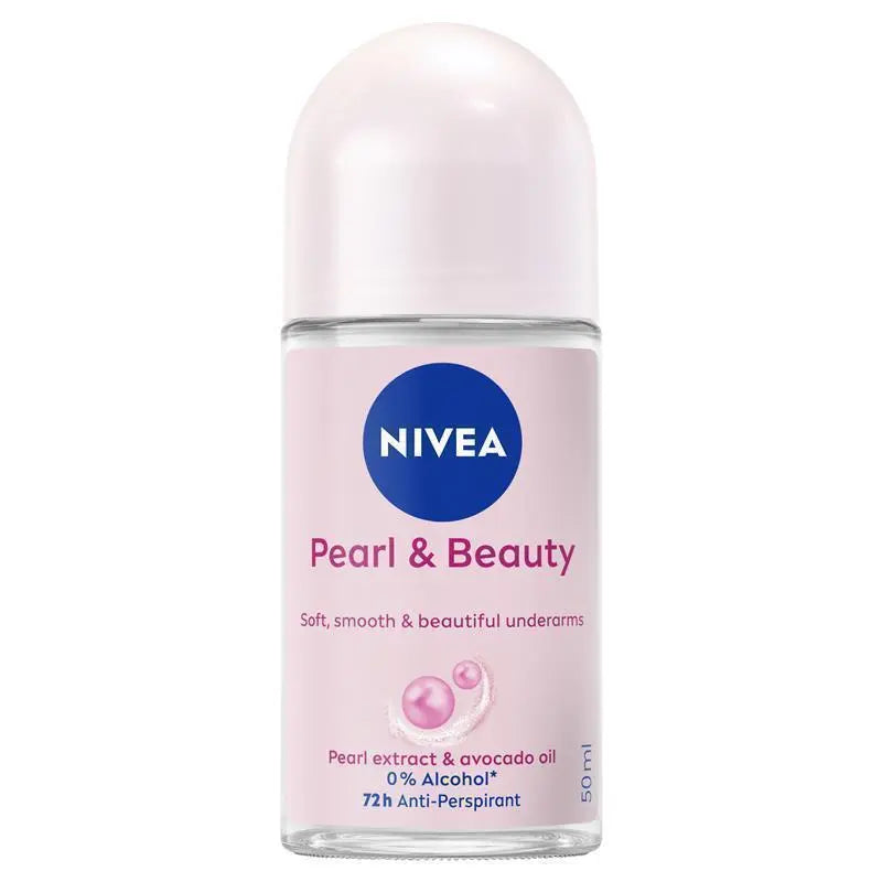 NIVEA Pearl & Beauty Roll On Deodorant 72H Protection 50ml