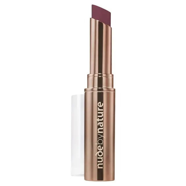 Nude By Nature Cherry Tinted Lip Butter – hydrating glossy lip tint.