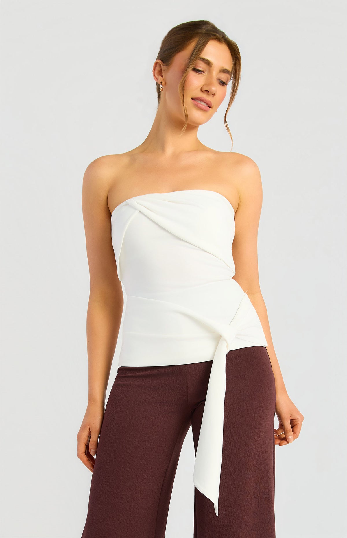 Bandeau Top With Front Sash Detail (WTO928B)