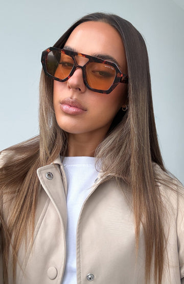 Always Vibing Sunglasses Tortoise Brown | Women's Sunglasses