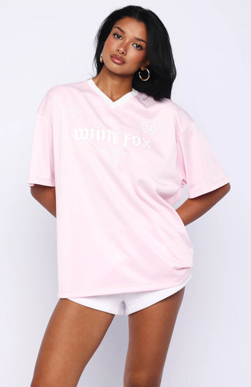 Came To Slay Oversized Jersey Pink | Women's Oversized Jersey