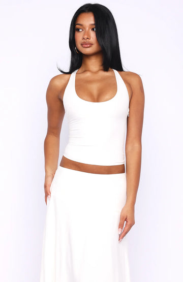 Sunbliss Halter Top White | Women's White Halter Top