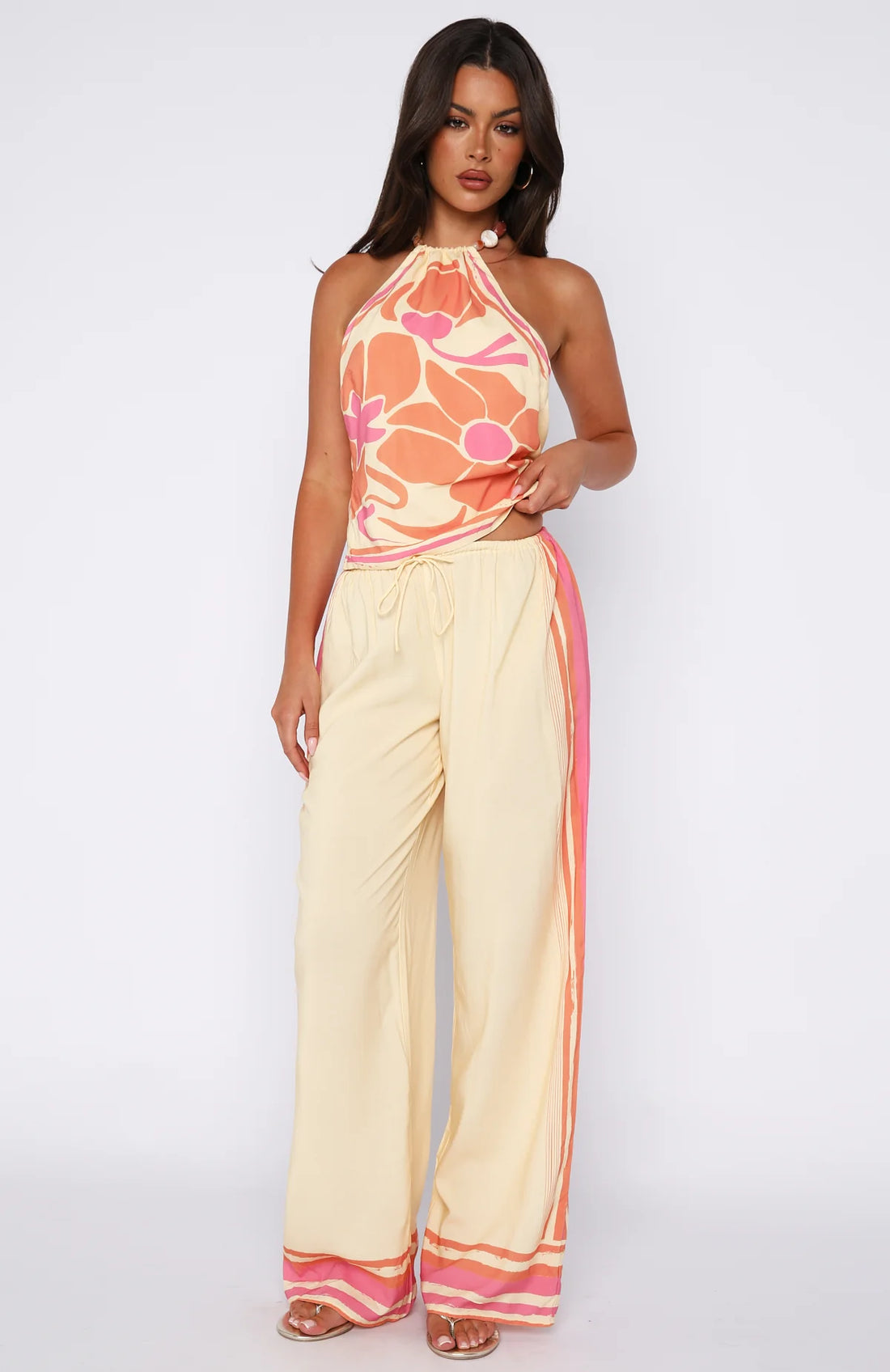 Tropic Muse Pants Lemon Symphony | Women's Printed Pants