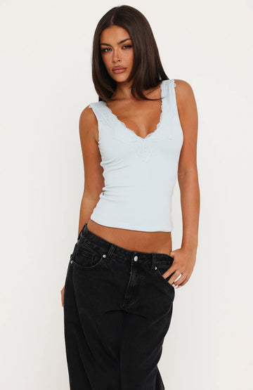You Wish Top Baby Blue | Stylish Women's Casual Top